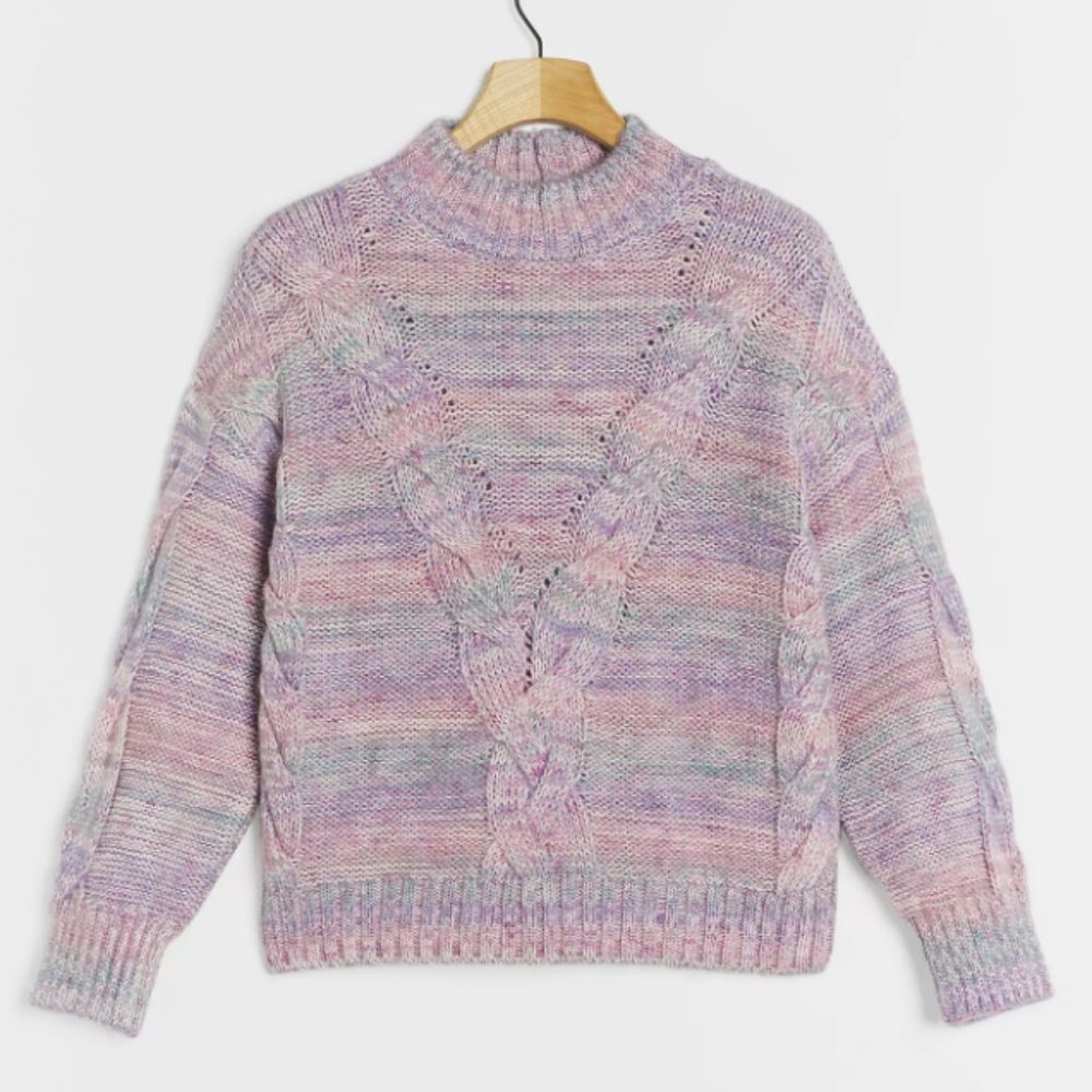 💜✨Anthropologie Maeve Lavender Rachel Knit Sweater✨💜